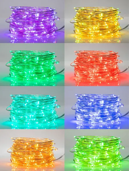 TEKLED® LED String Lights 20M | RGB Colour Changing 200 Micro LED Lights | with Remote Control and Power Supply | for Home TV Kitchen Bedroom Christmas Indoor Decoration