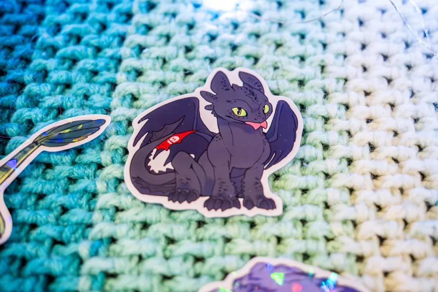 Toothless Vinyl Sticker | How to Train Your Dragon | Cute 3 Inch Weather Resistant Sticker