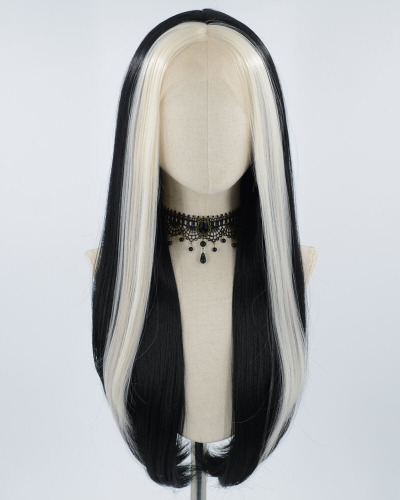 Black Synthetic Lace Front Wig 