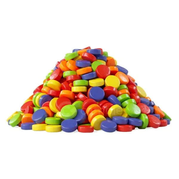 Pucker Ups Sour Candy by Cambie | 2 Pounds of Assorted Sour Candy Tabs | Deliciously Sweet & Nostalgic | Perfect for Vending Machines | Repackaged Fresh in a Resealable Pouch | 2 lbs