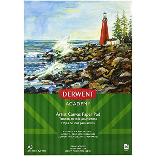 Derwent Academy A3 Canvas Paper Pad