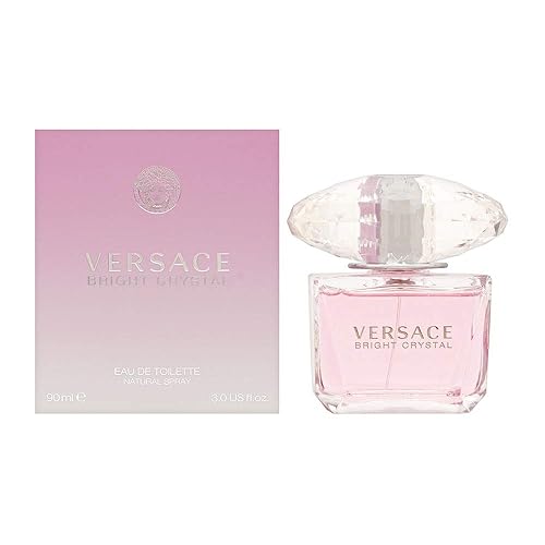 Versace Bright Crystal by Versace for Women 3.0 oz Eau de Toilette Spray - Bright Crystal - 3 Fl Oz (Pack of 1)