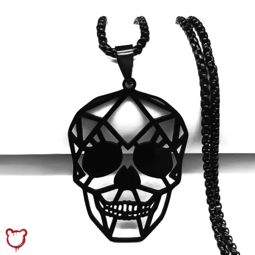 Skull Gothic Necklace Stainless Steel