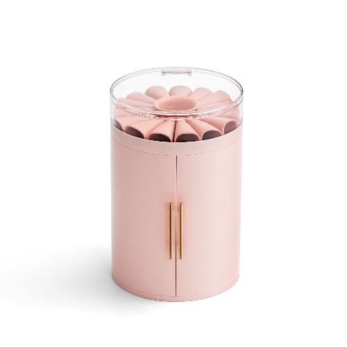 Multi-Layered Jewelry Organizer Tower - Blush Pink