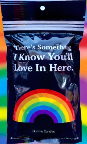 Pride Rainbow Bag of Gummy Dicks | Single