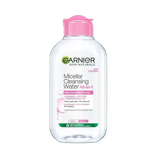 Garnier Skin Naturals Micellar Cleansing Water, 125ml - Unscented - 4.22 Fl Oz (Pack of 1)