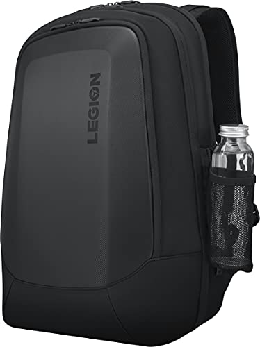 Lenovo Legion 17" Armored Backpack II, Gaming Laptop Bag, Double-Layered Protection, Dedicated Storage Pockets, GX40V10007, Black - 17 inch Active | Black Black