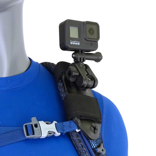 STUNTMAN Pack Mount - Backpack Shoulder Strap Mount for GoPro and Other Action Cameras