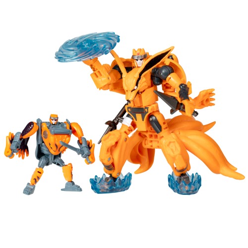 Transformers Collaborative Naruto Shippuden, Kurama & Gamakichi, Anime Toys, Action Figures, 8+