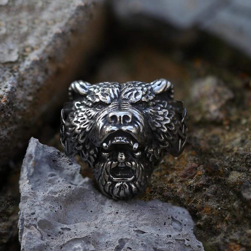 Bear Warrior Viking Ring - 14