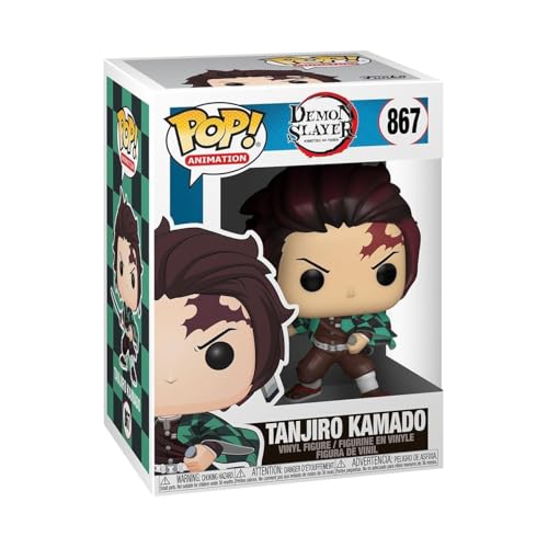Funko POP Animation: Demon Slayer- Tanjiro Kamado, Multicolor - Tanjiro Kamado