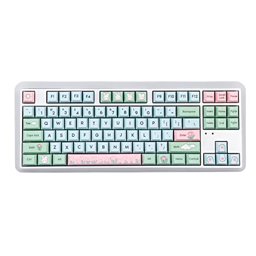 EPOMAKER Alice’s Adventure 147 Keys Cherry Profile PBT Dye Sublimation Keycaps Set for Mechanical Gaming Keyboard, Compatible with Cherry Gateron Kailh Otemu MX Structure - Alice Adventure