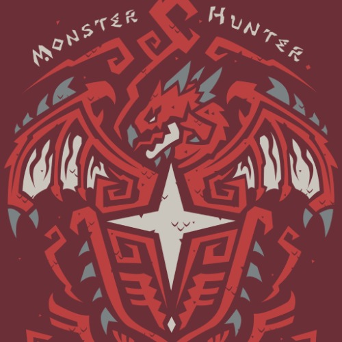 Rathalos Hunter Hoodie | Unisex XL / Red