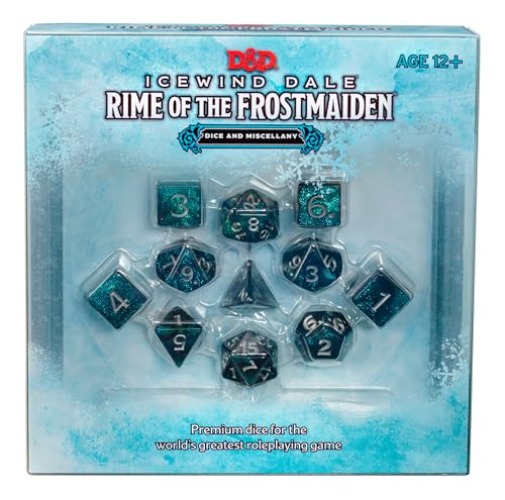 Icewind Dale: Rime of The Frostmaiden Dice and Miscellany (D&D Accessory)