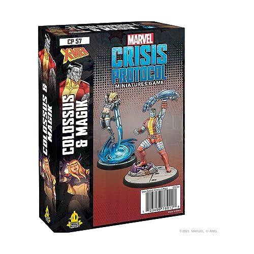 Marvel Crisis: Protocol: Colossus & Magik Character Pack - Marvel Miniatures Game - Strategy Game - Ages 14+ - for 2 Players - Average Playtime 90 Minutes - Made by Atomic Mass Games