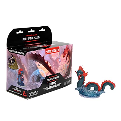 WizKids D&D Icons of The Realms: Fizban's Treasury of Dragons - Super Booster (Set22) - Contains 1 Huge Rare Figure, Pre-Painted, Pre-Assembled, Miniature, Dungeons & Dragons