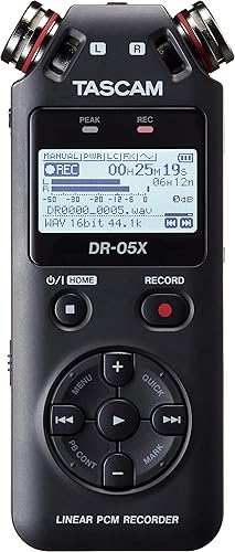 Tascam Grabadora de audio usb2.0 portátil DR-05X - Grabadora Mano