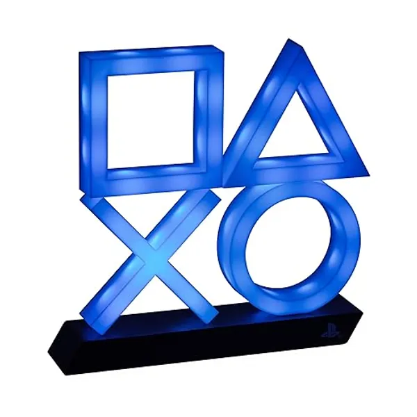 Paladone Playstation PS5 Icon Light Unisex Lámpara de mesa blanco-negro, Plastico, - Casual