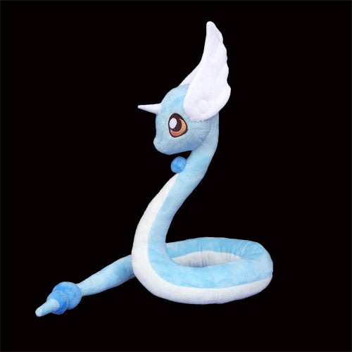 Dragonair Plush Toy - Highly Detailed and Embroidered - Sky Blue
