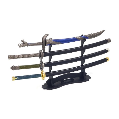 Elden Ring 4 Main Samurai Kanata Knives Sword Moonveil Dragonscale Blade Rivers of Blood Uchigatana Action Figures Toys Collection Gift Party Supplies Desk Decoration Backpack Pendant Gift - Elden 4 main Kanatas