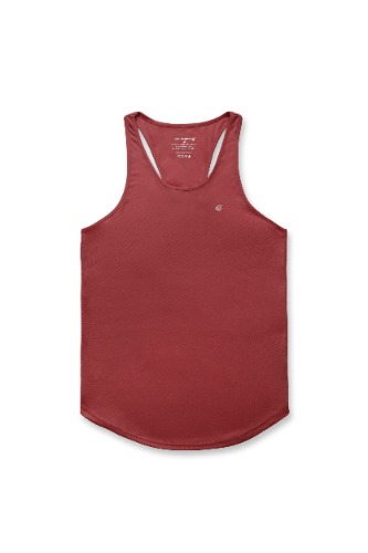 Jed North Men's DRI-FIT Microfiber Bodybuilding Stringer Tank Top Weight-Training Y-Back Racerback - Small Maroon