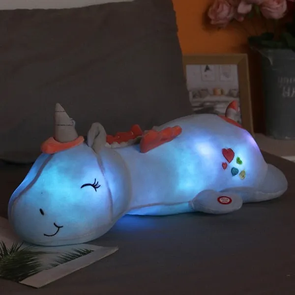 LED Light-Up Unicorn Plushie (3 COLORS, 4 SIZES) by Subtle Asian Treats - Yes / Candy Blue / 24" / 60cm