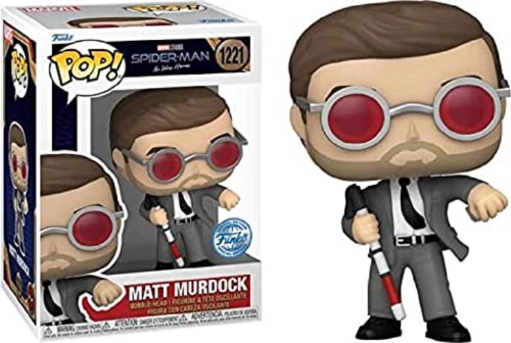 Funko Pop Marvel: Daredevil TV-Matt Murdock Special Edition Exclusive Vinyl Multicolor Figure