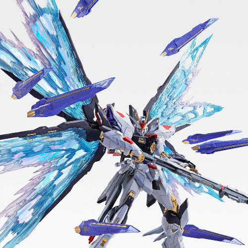 Bandai Premium Metal Build Wing of Light Option Set for Strike Freedom Gundam Soul Blue
