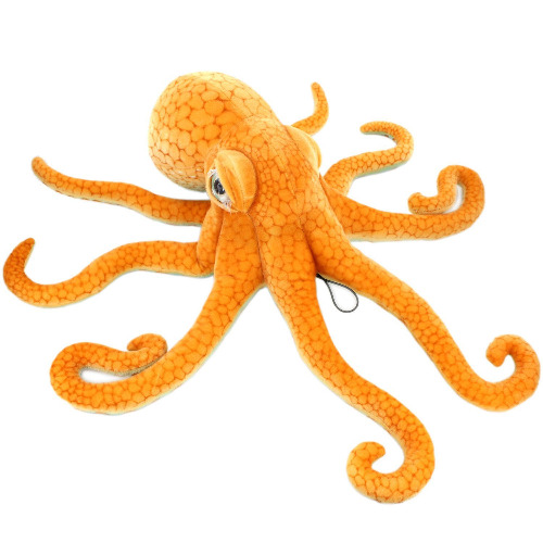 JESONN Realistic Soft Stuffed Marine Animals Toy Octopus Plush Orange 21.6 Inch or 55 Centimeter,1PC