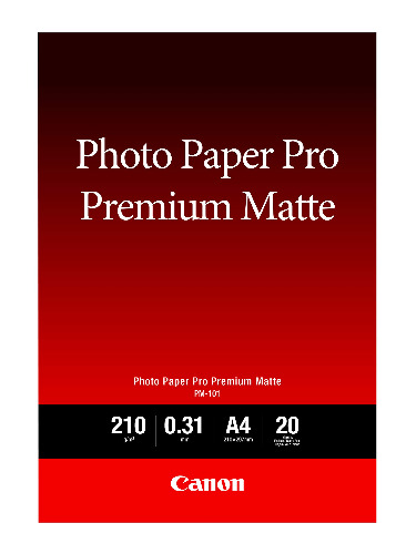 CANON Photo Paper Premium Matte A4 20 sh