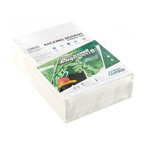 Comic Backing Boards (Current Size, Pack of 100) - Single