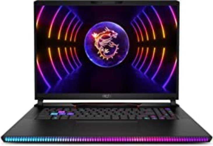 CUK Raider GE78 HX by_MSI 17 Inch Gaming Notebook (NVIDIA GeForce RTX 4090, Intel 24-Core i9-13980HX, 64GB DDR5 RAM, 2TB NVMe SSD Gen4, 17.3" QHD 240Hz, Windows 11 Pro) Gamer Laptop Computer - 64GB RAM | 2TB NVMe SSD