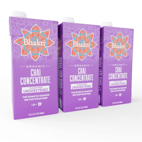 Throne BlizzardGurrl Bhakti Chai Tea Concentrate, Unsweetened, Fresh Pressed Ginger and