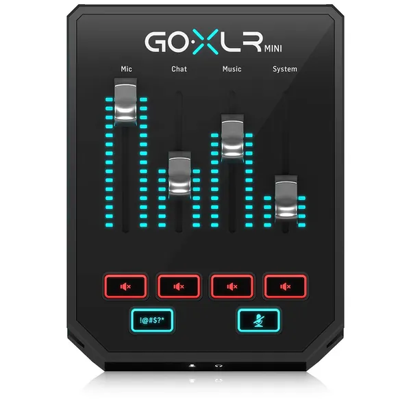 TC-Helicon GoXLR Mini Online Broadcast Mixer with USB/Audio Interface and Midas Preamp (GOXLRMINI)
