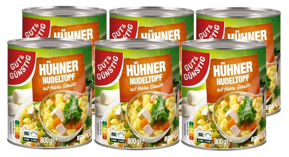 Gut & Günstig Hühnernudeltopf 6x800g
