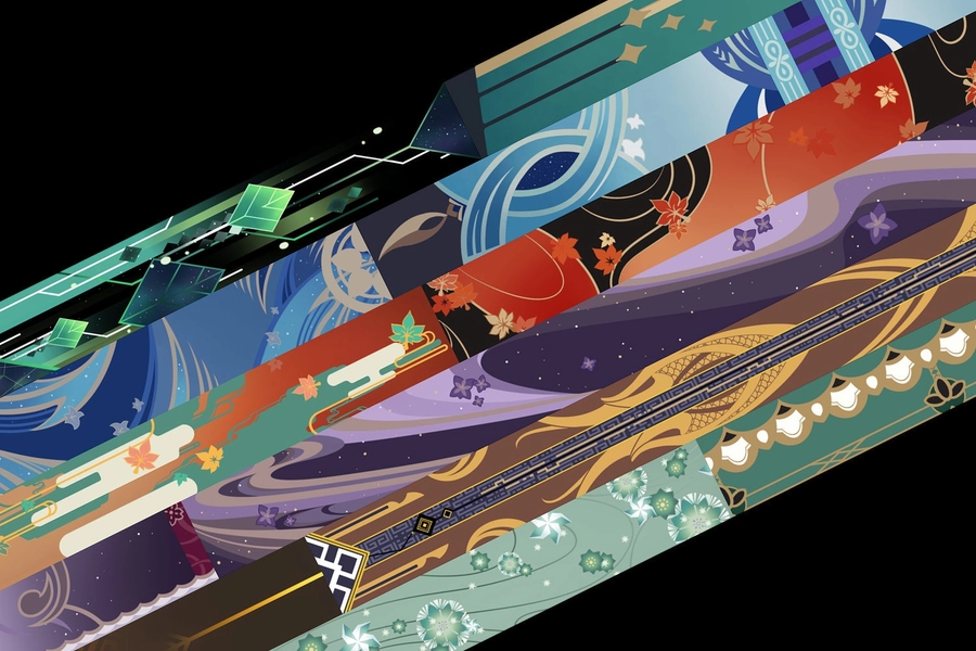 Genshin Impact Themed Lanyards