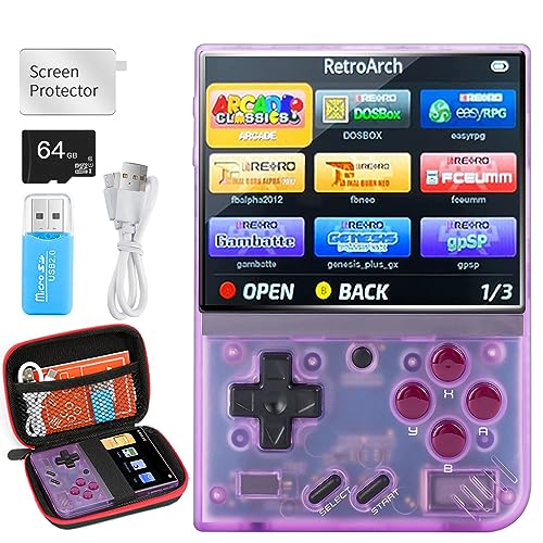 Miyoo Mini Plus - Handheld Game Console - Purple - 3.5-inch