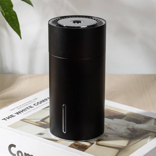 Portable Cordless Air Humidifier for Car or Office - USB / black