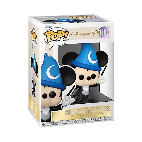 Funko Pop! Disney: WDW50- Philharmagic Mickey Mouse - Disney World 50th Anniversary - Figura in Vinile da Collezione - Idea Regalo - Merchandising Ufficiale - Giocattoli per Bambini e Adulti - Contemporaneo