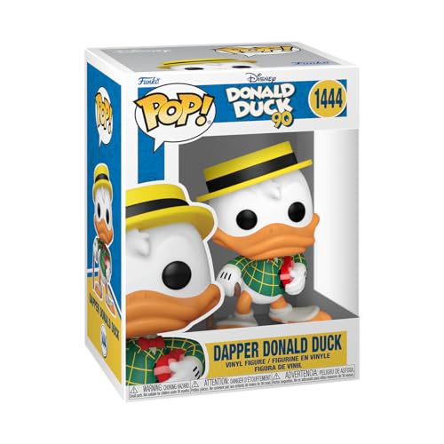 Funko POP! Disney: Donald Duck 90th - Donald Duck - (Dapper) - Figura in Vinile da Collezione - Idea Regalo - Merchandising Ufficiale - Giocattoli per Bambini e Adulti - TV Fans
