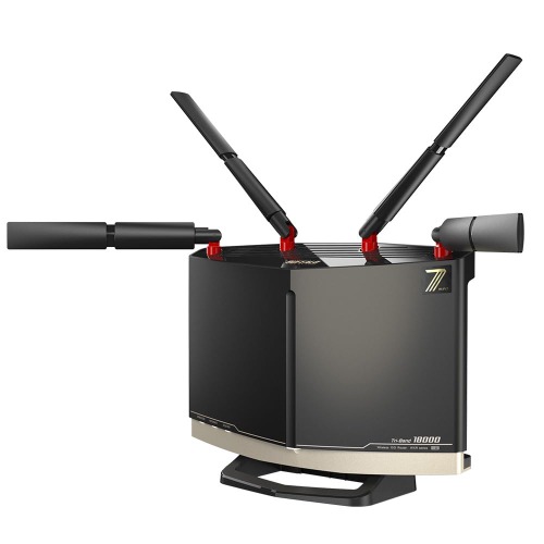 WXR18000BE10P/N Buffalo WiFi Router, Wireless LAN Wi-Fi 7, 11be Triband, 10 Streams, 11529 + 5764 + 688 Mbps, Wired 10 Gbps, Eco Packaging, iPhone 15 Pro, 14, 13, Nintendo Switch, PS5