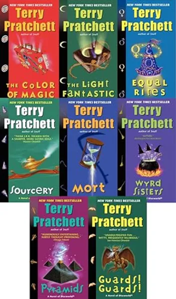 1-8 Discworld Paperback Set