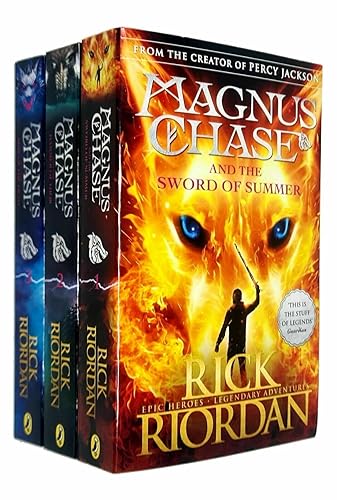 The Magnus Chase and the Gods of Asgard Series Books 1 - 3 Collection Box Set by Rick Riordan (Sword of Summer, Hammer of Thor & Ship of the Dead)