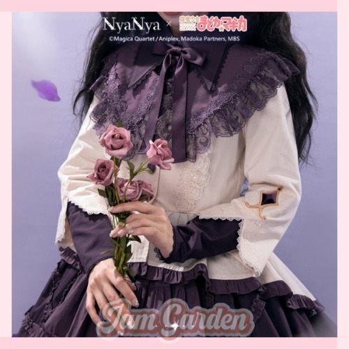 NyaNya × Puella Magi Madoka Magica Original Lolita Dress | Akemi Homura | L