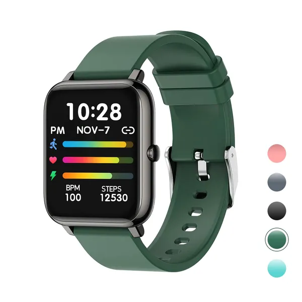 Smart Watch for Android Phones iOS Compatible, Smartwatches for Women Men, 1.4'' Touch Screen Fitness Watch with Activity Tracker, Step Counter, IP68 Waterproof Exercise Running Watches for Women