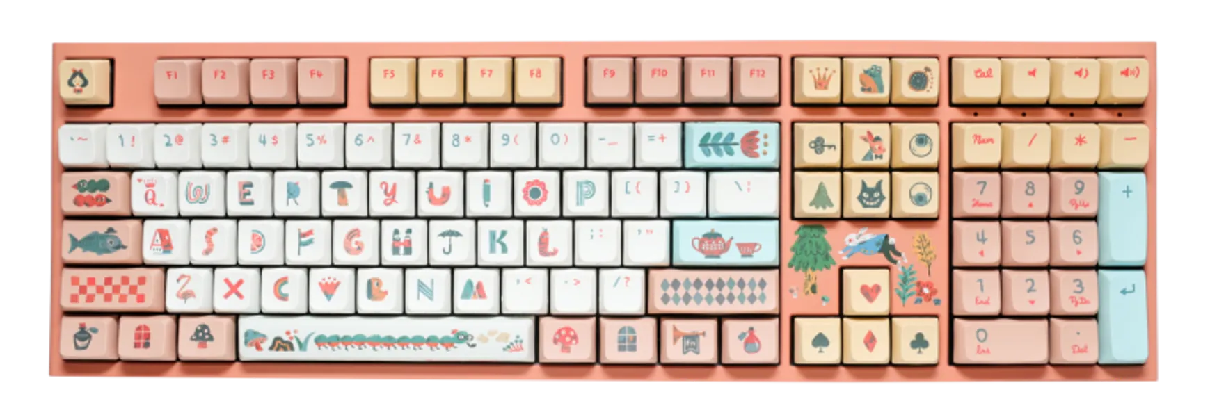Ducky x Dimanche Alice in Wonderland One 2 Pro Dye Sub PBT Limited Mechanical Keyboard Cheap Online | Ms | Discount of 51% markdown