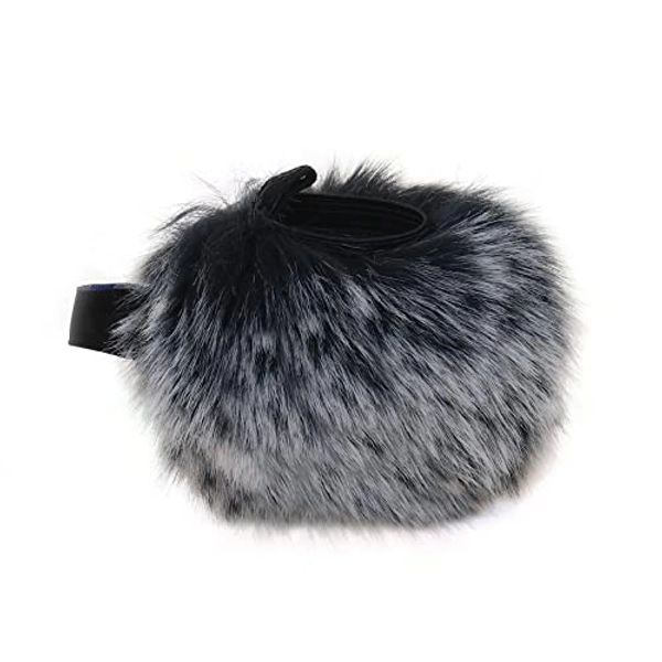 Furry Microphone Windscreen Muff Compatible with Tascam DR-05X DR-05 Portable Digital Recorder Outdoor Mic Wind Cover Shield Microphone Pop Filter
