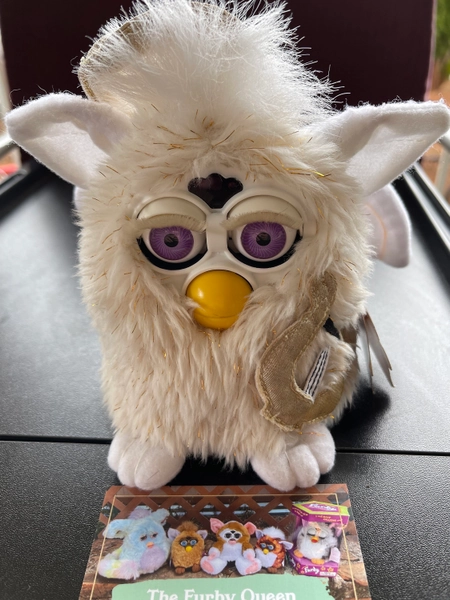 Adopt a Furby ~Cassiel~ 1998 Tiger Electronics Special Lmd Edition Angel Furby #04333 Vintage Collectible Interactive Electronic Toy ~Works~