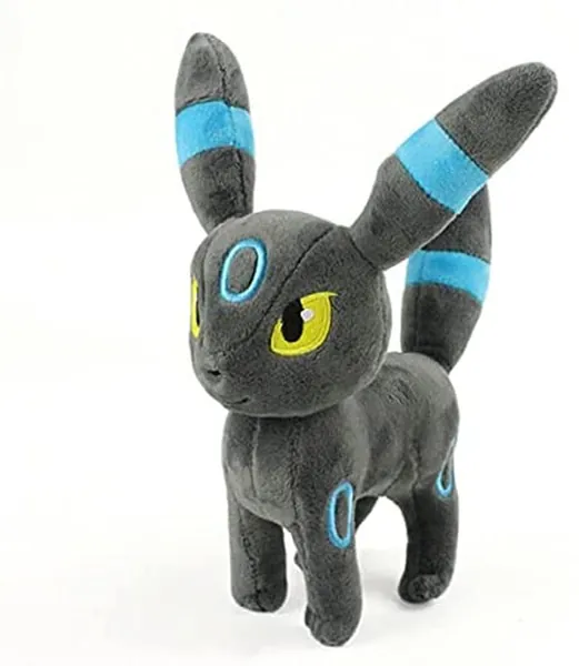 Umbreon Eevee Evolution Standing Shiny Animal Stuffed Plush Quality Cartoon Toy - 