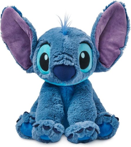 Disney Store Stitch Plush Soft Toy, Medium 15 3/4 inches, Lilo and Stitch, Cuddly Alien Soft Toy with Big Floppy Ears and Fuzzy Texture, Suitable for All Ages - Stitch